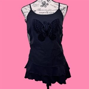 Vintage 90s whimigoth sheer tank